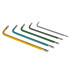 Värvilised Torx-võtmed, CrV, 9 tk – T10–T50 (6/48)