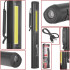 Töökoja kontroll-lamp magnetiga LED COB 5W + 3W UV-laser 800mAh 400lm IP44, 1,9 x 16,5 cm