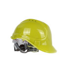 Reguleeritav ehituslik kaitsekiiver BHP, kollane, 53-62 cm