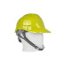 Reguleeritav ehituslik kaitsekiiver BHP, kollane, 53-62 cm