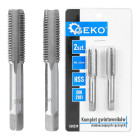 Peenkeermega käsikeermelõikurite komplekt HSS DIN 2181, 2 tk, M12 x 1,5 mm