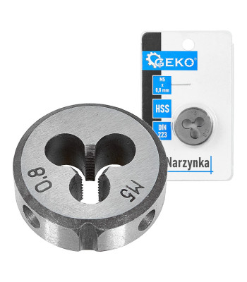 Keermelõikur väliskeermetele M5 x 0,8 mm