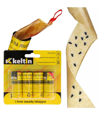 Liimpüünis kärbestele ja teistele lendavatele putukatele, 4 tk x 80 cm