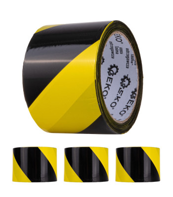 Kollakasmust hoiatuslint 100m x 70mm