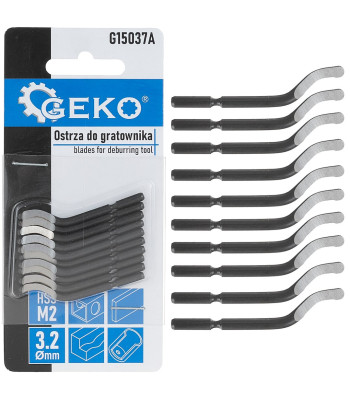 Geko HSS M2 vahetusterade komplekt kraatijale, 10 tk (12/144)