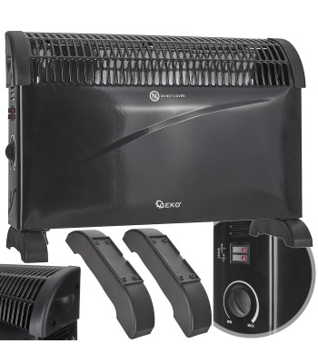 Must termostaadiga konvektorsoojendi 2000 W SMDL01A