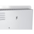 Valge klaasist konvektorküttekeha LCD-ekraani, puldi ja WiFi-ühendusega, 2500W