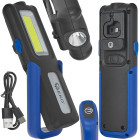 Töökoja lamp POWERBANK magneti ja reguleeritava valgustusega LED COB 5W + 3W 2000mAh 400lm IP44 (10/40)