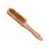 Traadist roostehari, kollane, puidust – 5 rida (12/120)