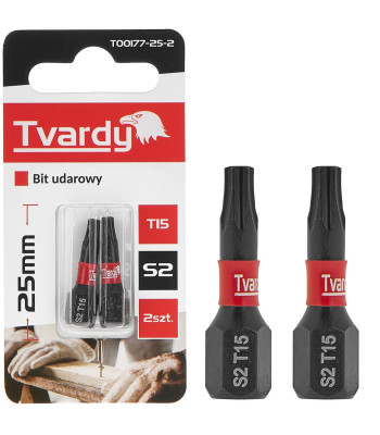 Löökotsik (2/10/50/500) Tvardy T15 S2 25mm