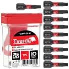 Tvardy löögikruvikeeraja otsak, karp (10/120) – T15, 25 mm, S2