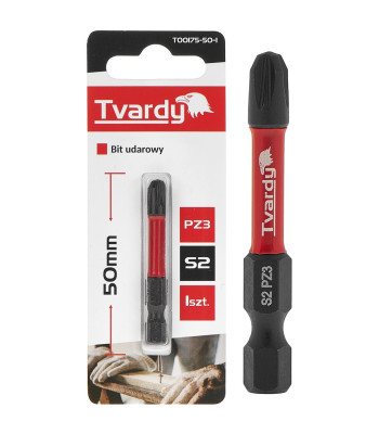 Löögikruvikeeraja otsak (1/10/50/500) Tvardy PZ3 50mm S2