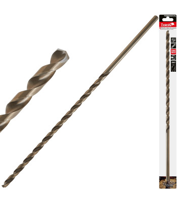 Kuldne pikk metallipuur 10.0 x 430mm HSS DIN1869 (25/100)