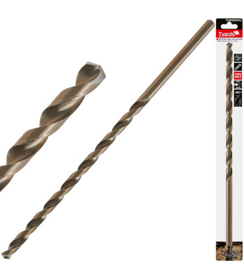 Kuldne pikk metallipuur HSS DIN1869 (25/50/100) 12.0 x 375mm