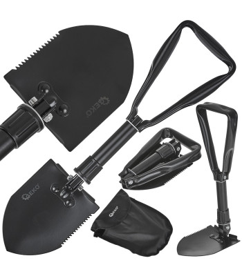 Kokkupandav 2w1 taktikaline labidas BLACK SURVIVAL SERIES
