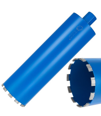 Teemantkroonpuur kuiv- ja märgpuurimiseks puurseadmele 132x10x450mm 11T 1.1/4