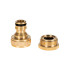 Messingist kraaniliitmik reduktoriga, BRASS-LINE, 3/4