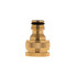 Messingist kraaniliitmik reduktoriga, BRASS-LINE, 3/4