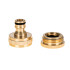 Kraaniliitmik reduktoriga, messing, BRASS-LINE (10/80), 1