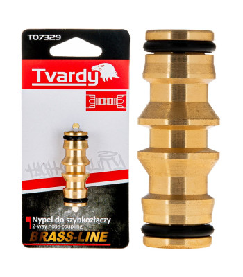 Messingnippel aiakiirliitmikele – BRASS-LINE 10/80