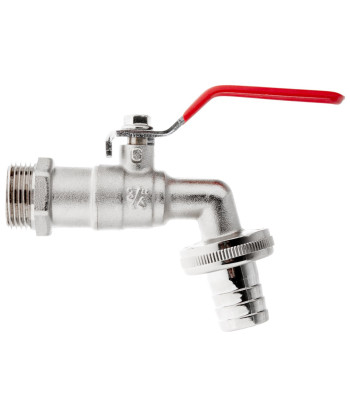 Kraan väliskeermega GZ + voolikuotsak IBC-mahutile, Mauser, 3/4