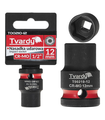 Tvardy lühike CR-MO löökpadrun, kuuskant 1/2