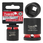 Lühike Tvardy CR-MO kuuskant-löökpadrun – 1/2