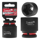 Lühike kuuskant-löökpadrun Tvardy CR-MO (4/20), 3/4″, 34 mm