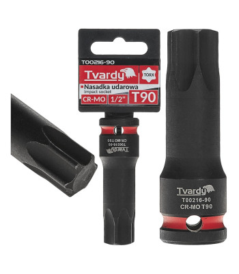 Löökpadrun TORX CR-MO Tvardy, 1/2