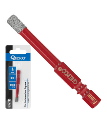 Teemantpuur gresplaatidele HEX 1/4″ 6 mm