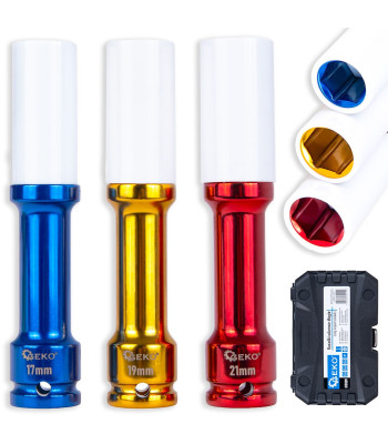 Pikad löökpadrunid valuvelgedele, 17 mm / 19 mm / 21 mm