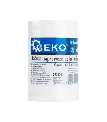 UV-kindel pallide parandusteip – valge, 10 cm x 10 m