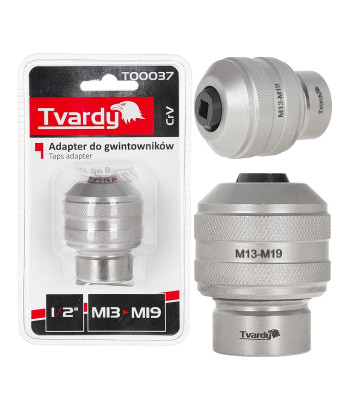 Keermelõikurite adapter CrV, 1/2″, M13–M19