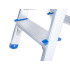 Kahepoolne alumiiniumredel, GEKO G02434, 4 astet, 150 kg