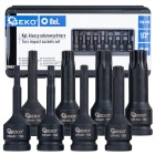 Löögi-TORX-võtmete komplekt, 8 osa, CR-MO, 1/2