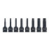 Löögi-TORX-võtmete komplekt, 8 osa, CR-MO, 1/2