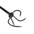 Käsikultivaator – mullakobestaja, TWIST, 102 cm, 38 cm
