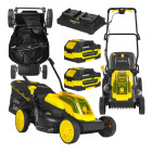 Akutoitega harjadeta muruniiduk CoreX, TPLM38DC40, 2x4.0Ah, 20V, 38 cm