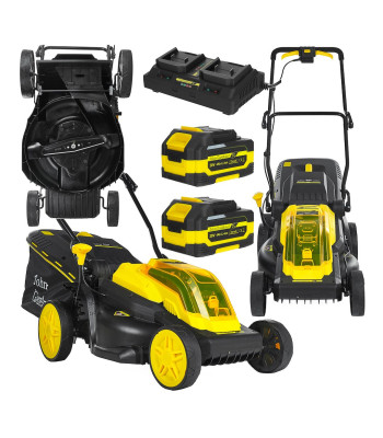 Akutoitega harjadeta muruniiduk CoreX, TPLM38DC40, 2x4.0Ah, 20V, 38 cm