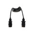 Spiraalne haagise pikendusjuhe, 1,5 m, 7 PIN, 12 V