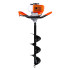 Bensiinimootoriga pinnasepuur koos puuride ja adapteriga, 10 cm, 15 cm, 20 cm, 50 cm