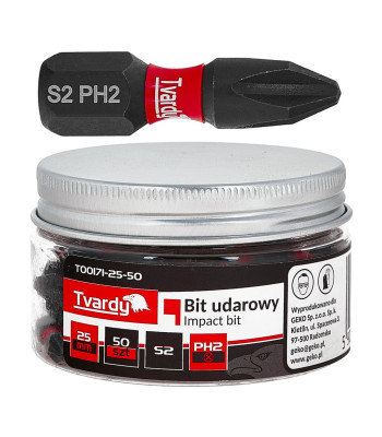 Löögiotsak, purk (500/2000) – 50 tk, Tvardy PH2 S2 25mm
