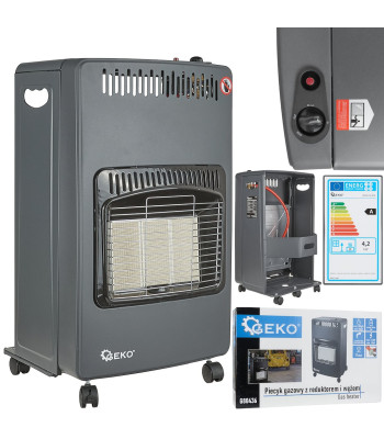 Gaasikütteseade koos reduktori ja voolikuga – tüüp 2, 4,2 kW, DA-201
