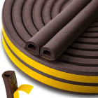 Isekleepuv tihend akendele ja ustele, EPDM, pruun, tüüp D 12x10mm 50m