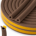 Isekleepuv EPDM-tihend akendele ja ustele, P-profiil, pruun, 9x5,5 mm, 100 m