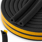Isekleepuv akna- ja uksetihend, EPDM, must, tüüp P 9x5,5mm 100m
