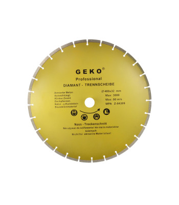 Segmendiga teemantlõikeketas GEKO 400x8x32mm