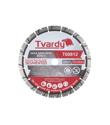 Teemantlõikeketas, segmentprofiil, PROFI 230x12x22.23mm
