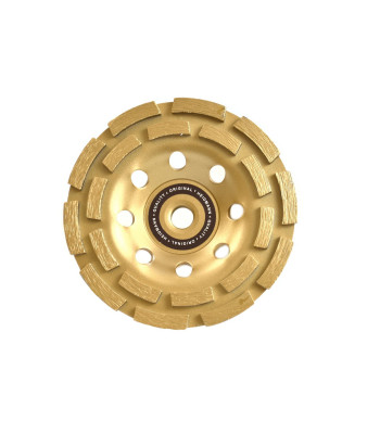 Heidmann kahekordse segmendiga teemantketas betooni lihvimiseks 125mm M14