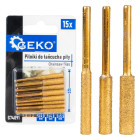 Kettsae kettide teritusviilide komplekt GEKO G74091, 15 tk